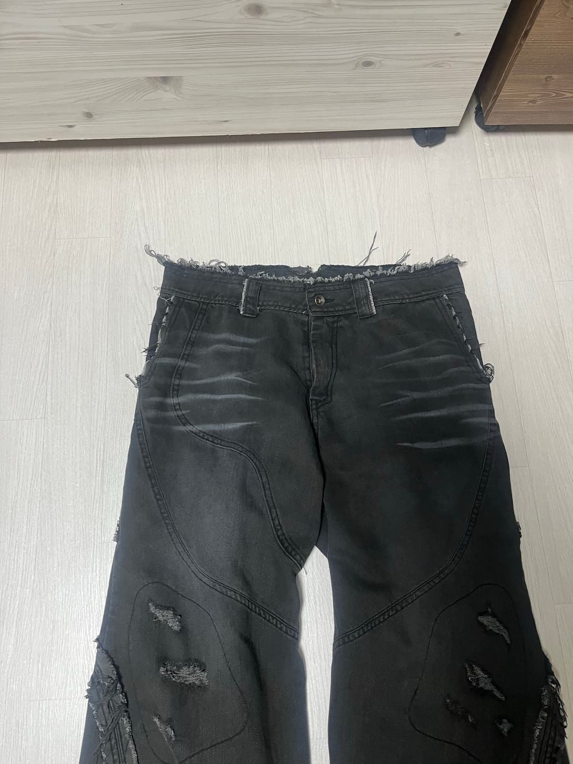 에이시넥틱스 디스트로이드 와이드팬츠 L사이즈 상품이미지3