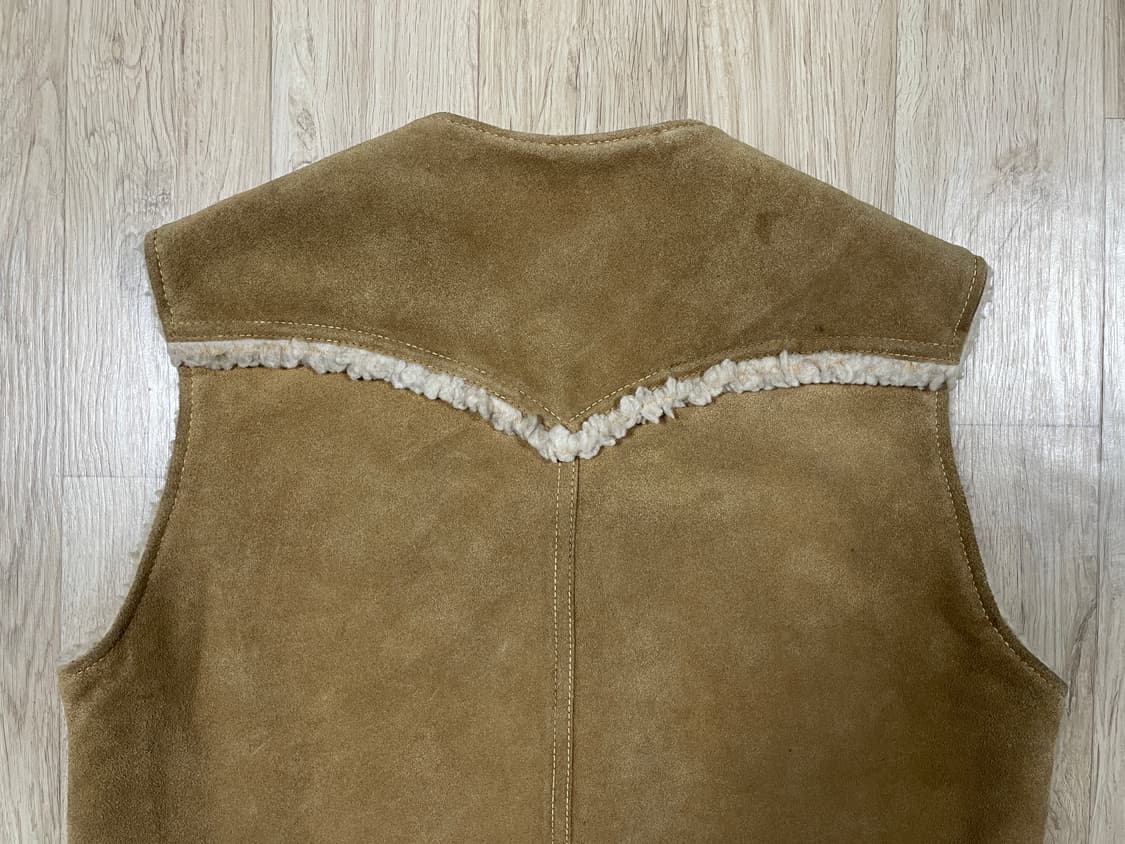 95) LVC원판 70s 리바이스 가죽 웨스턴 양털베스트(멕시코제)RRL 상품이미지9