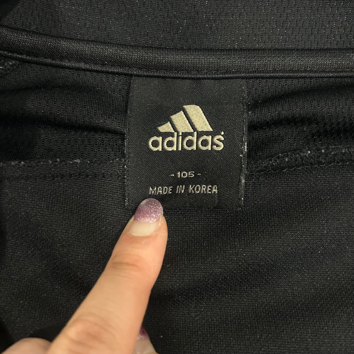 Adidas 아디다스 글리터 골드 블랙 트랙탑 져지  상품이미지5