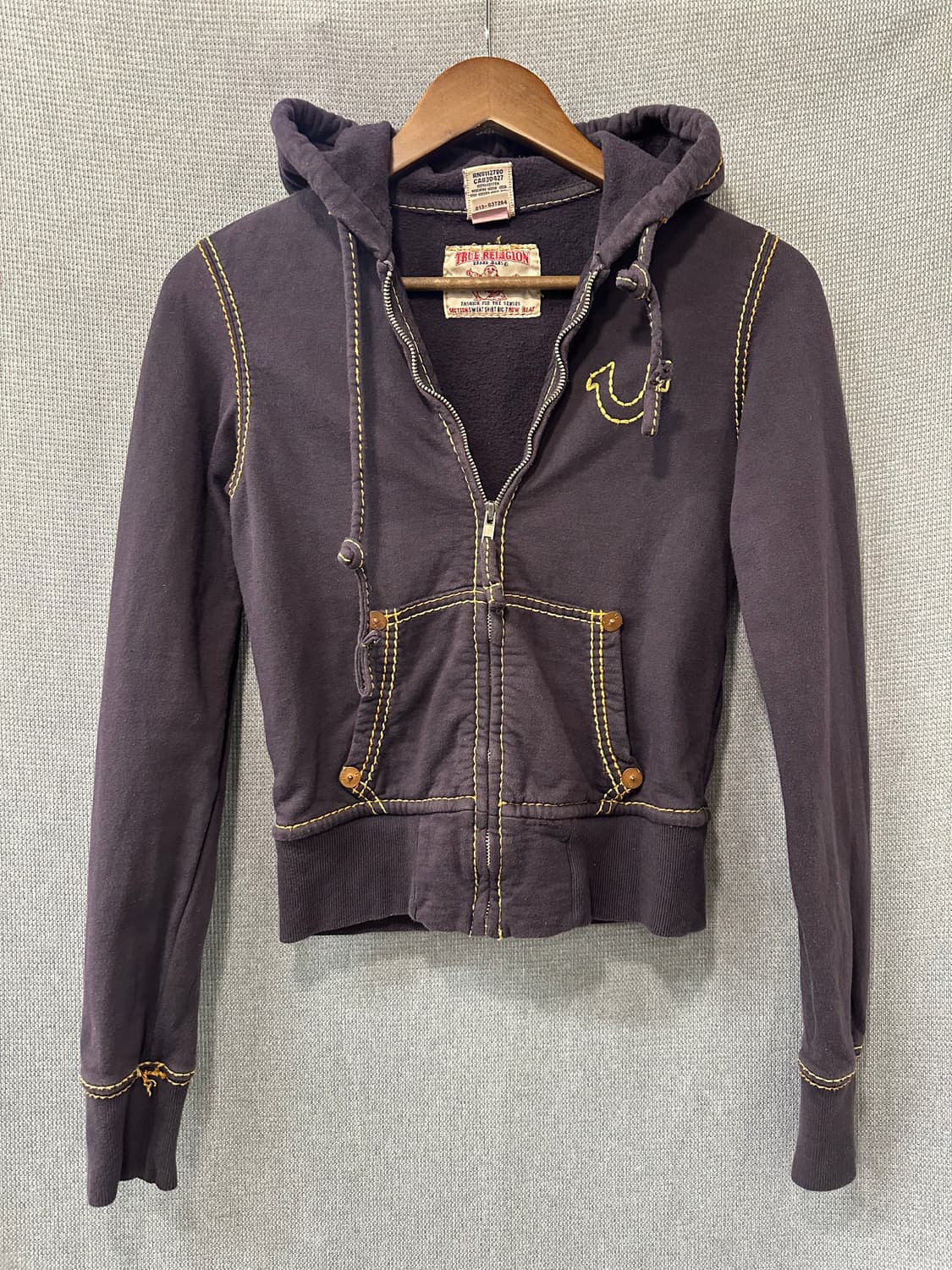 True Religion 네이비 집업 후디 상품이미지1