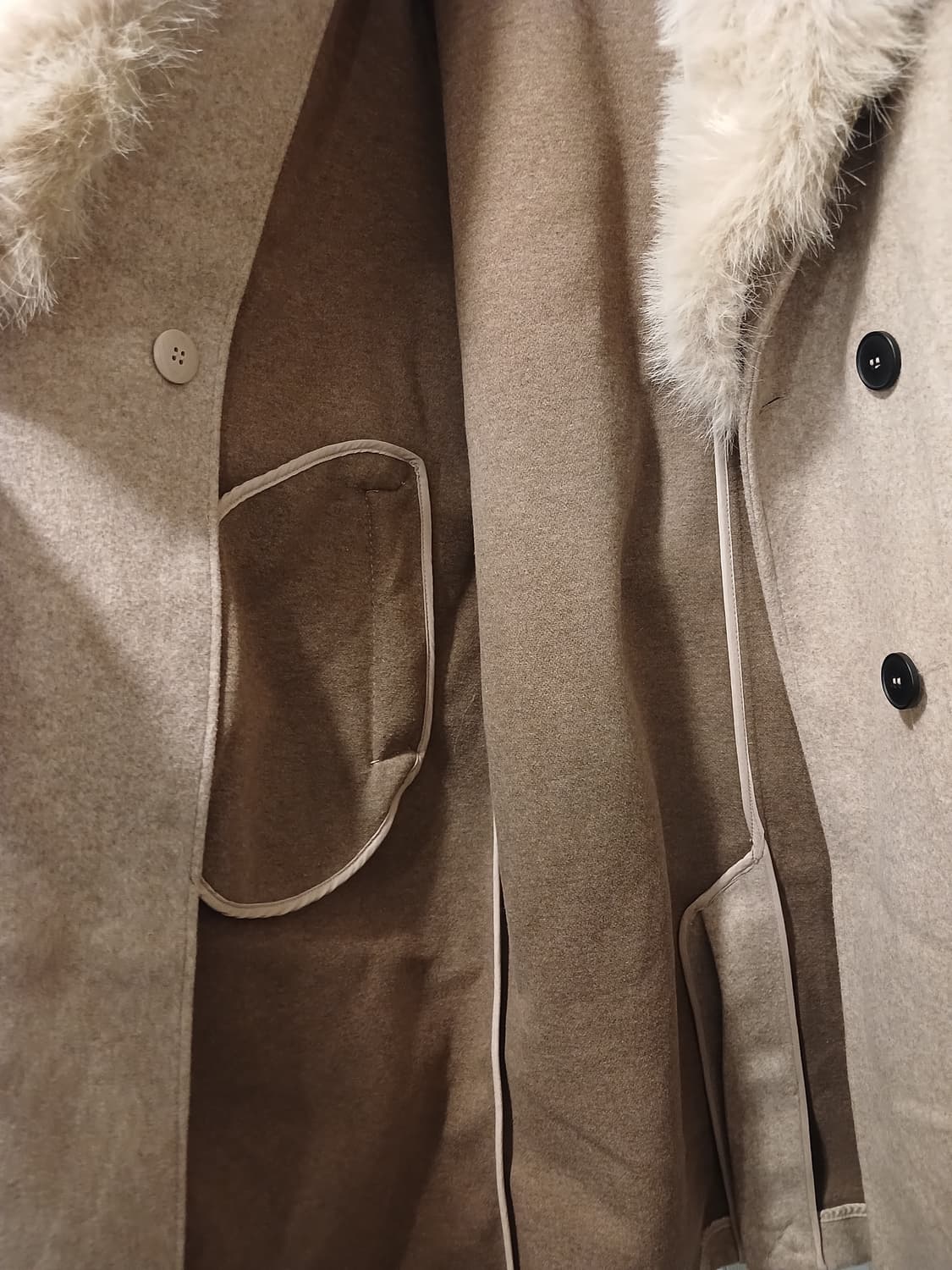 자라 정품 여성 퍼 롱코트 M 사이즈 상품이미지3