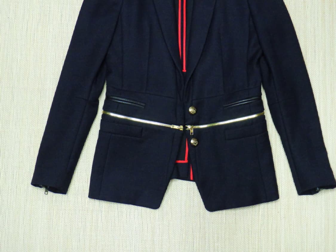 (66size) 시스템 SYSTEM 여성 자켓 다크네이비 상품이미지4