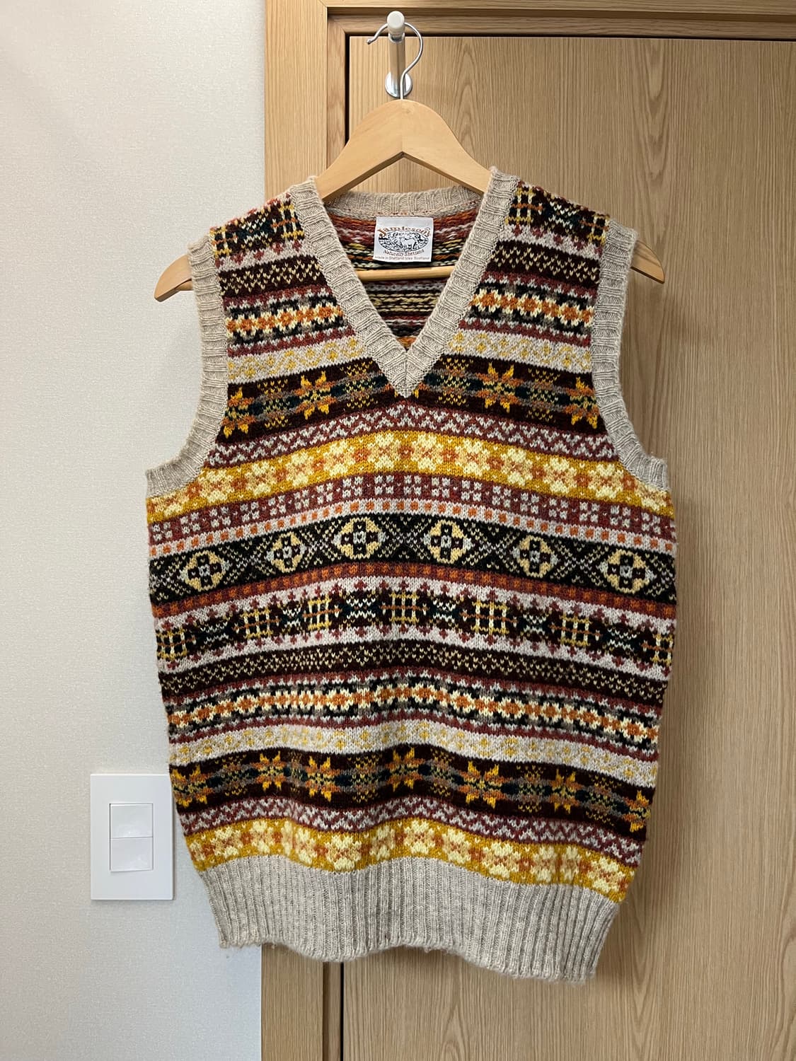 제이미슨스 셔틀랜드 페어아일 니트 베스트 상품이미지2