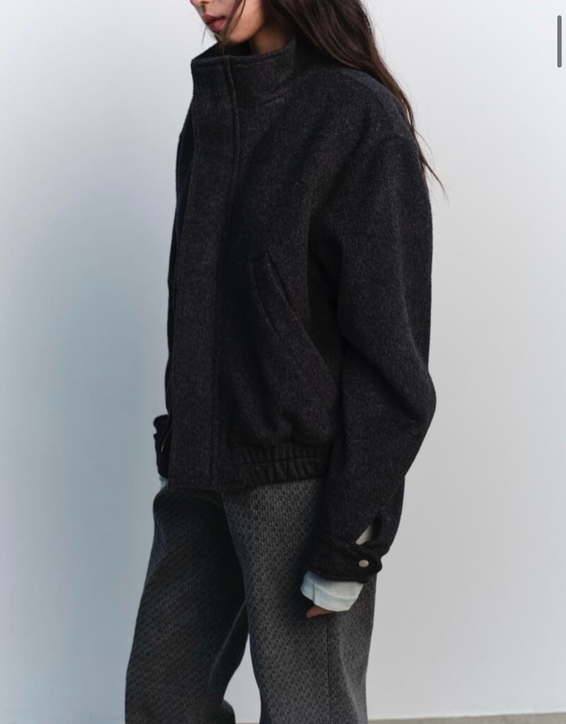 피피비 울 숏 자켓 ppb 상품이미지5