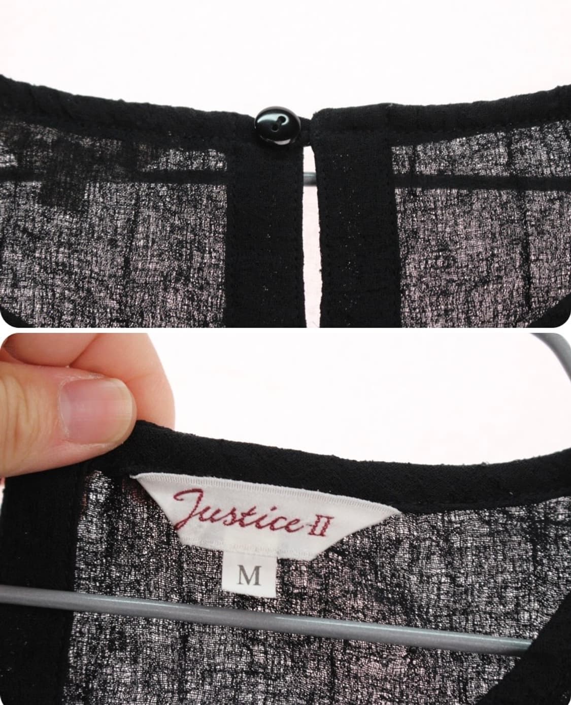 폴리 소재 빈티지 민소매 나시 상품이미지3