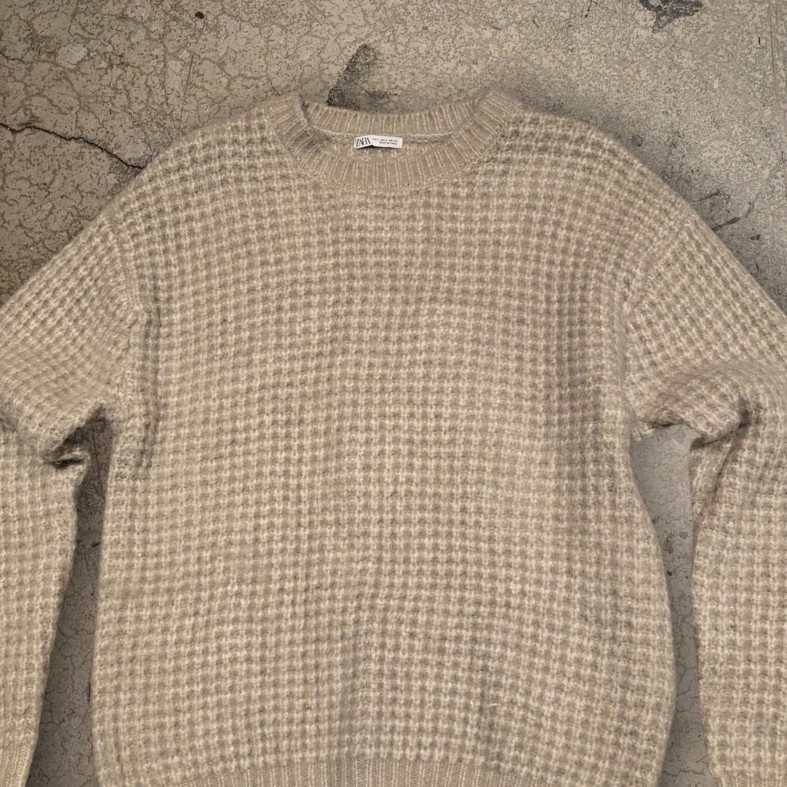 ZARA  와플 스웨터 상품이미지2