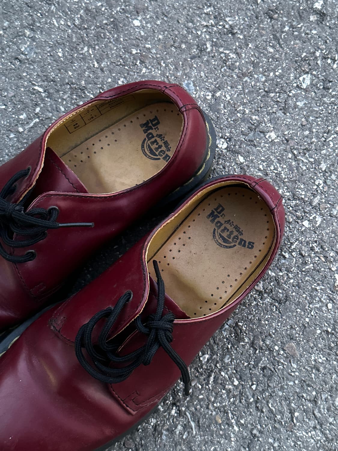 닥터마틴 3홀 1461 옥스포드 체리레드 버건디 상품이미지3