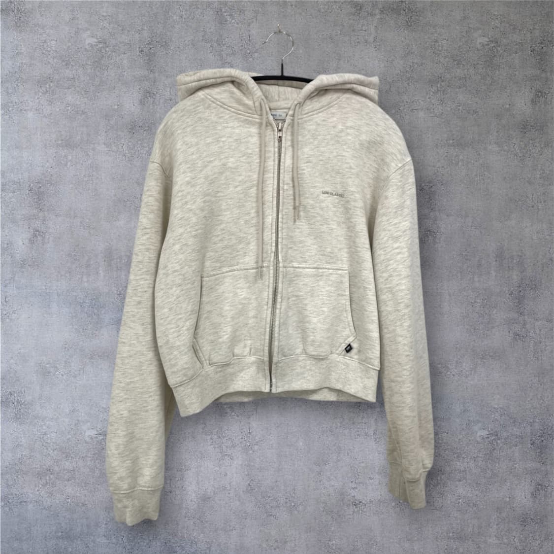 로우클래식 Low classic 오트밀 기모 후드집업 M 상품이미지8