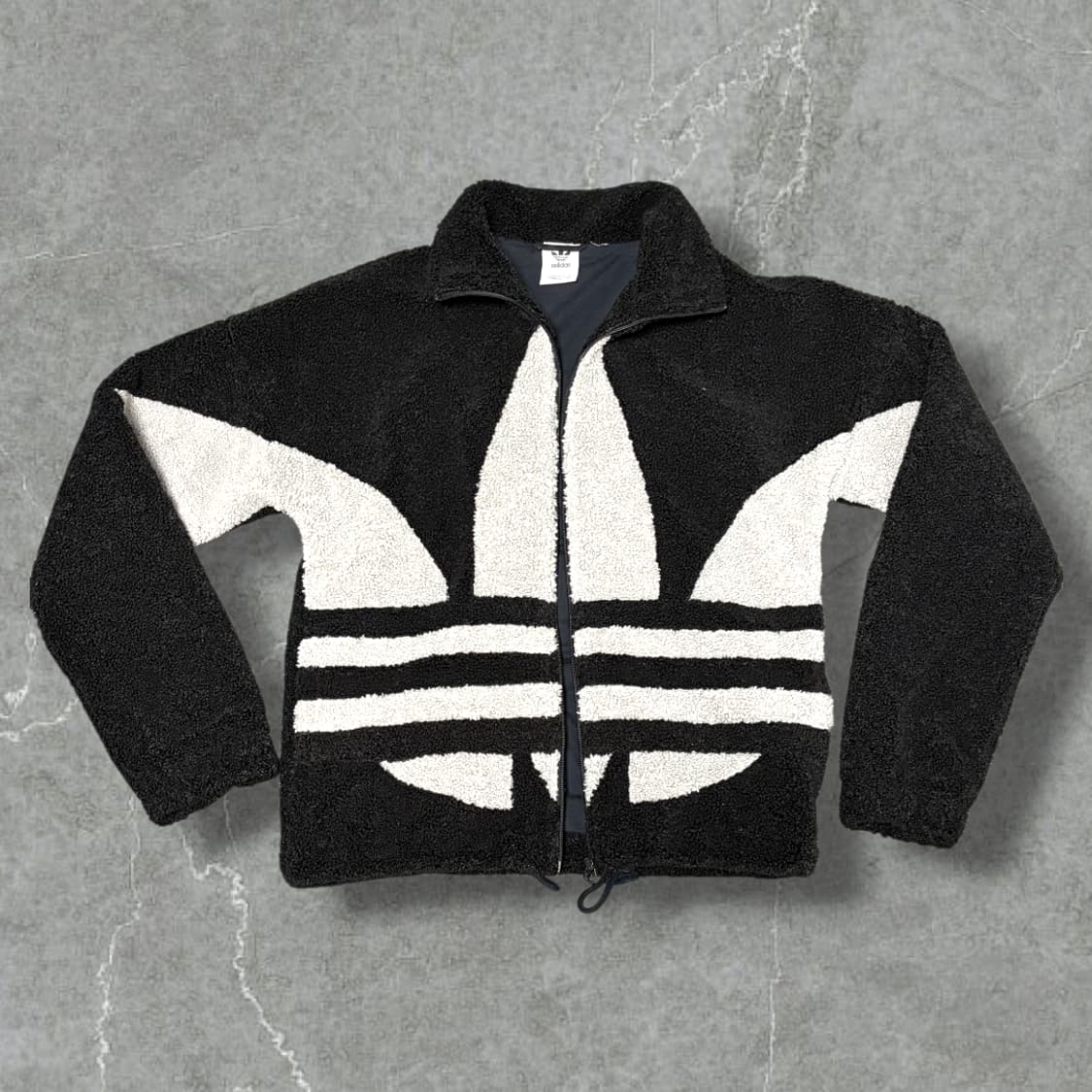 아디다스 오리지널 빅 프레포일 쉐르파 플리스 집업 상품이미지1