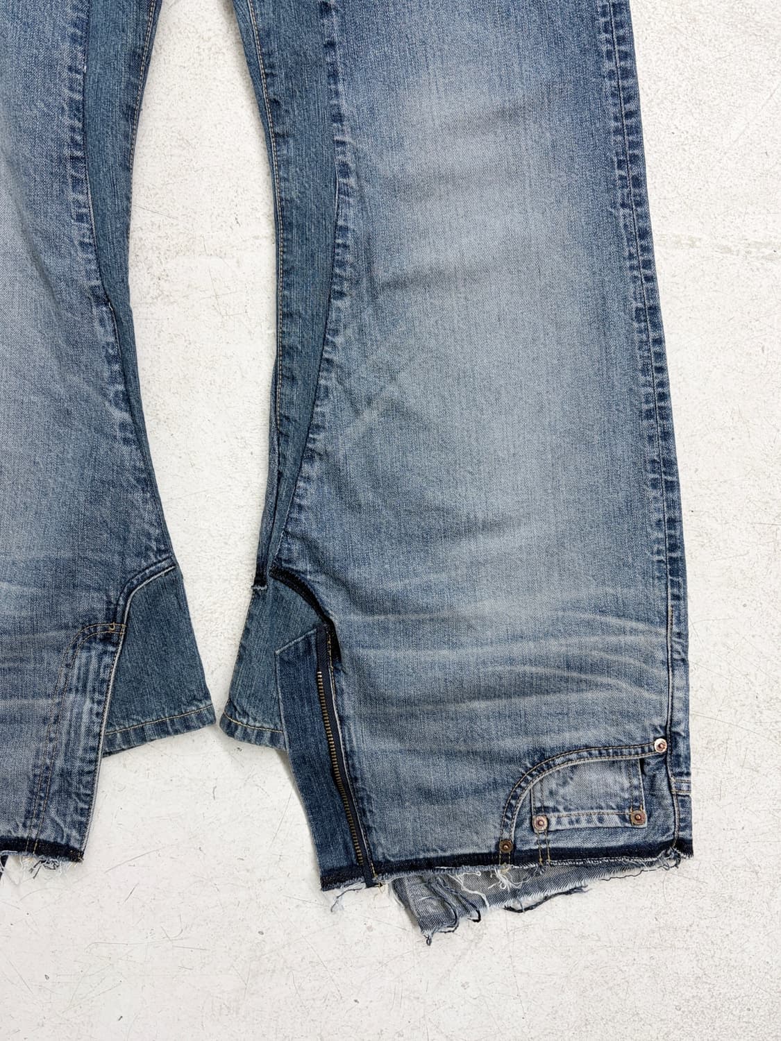 24fw 준야와타나베 리빌드 플레어 데님 팬츠 상품이미지6