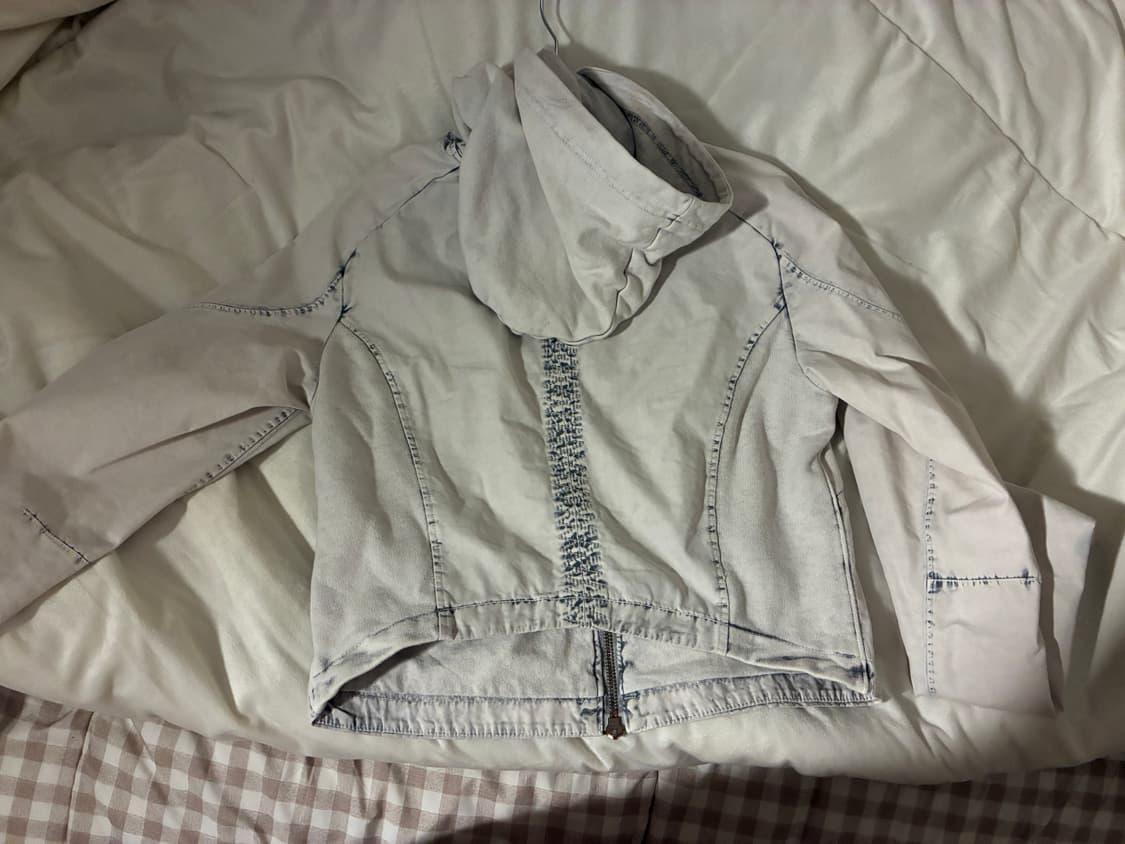 미스치프컷오프후드집업 s 상품이미지4