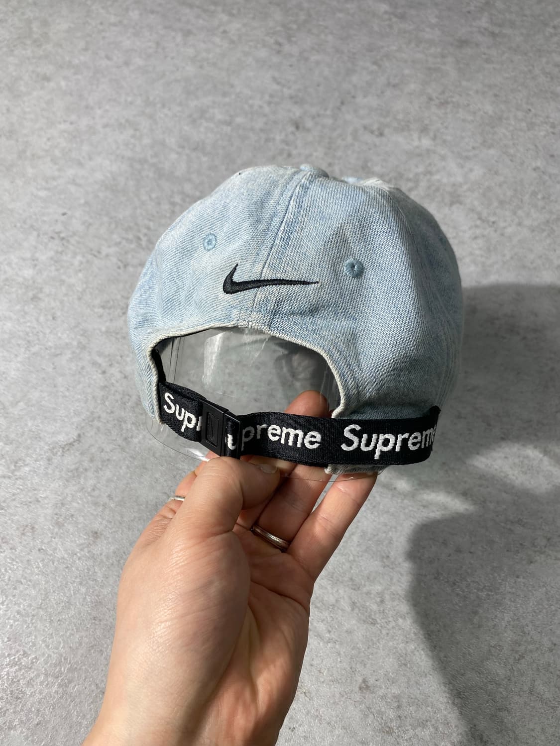 [OS] Nike ACG x Supreme 워시드 블루 데님 볼캡 상품이미지5