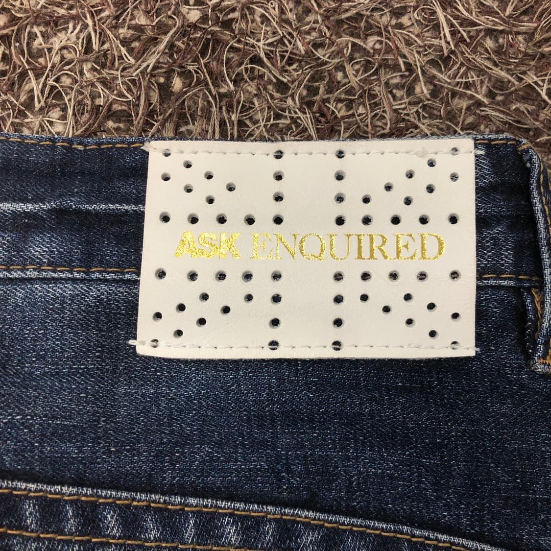 30 ASK 워싱 페인팅 데님 팬츠 상품이미지6