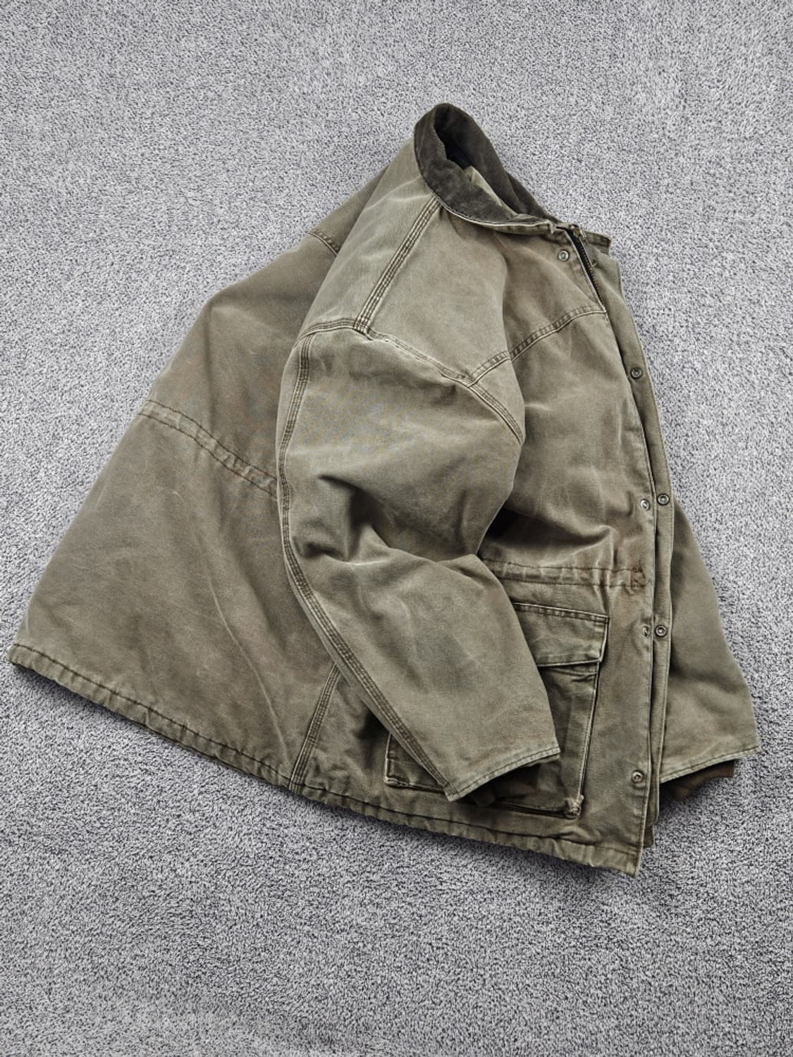 90's USA 칼하트 덕 워크 아크틱 초어 자켓 (XL) / 10072 상품이미지5