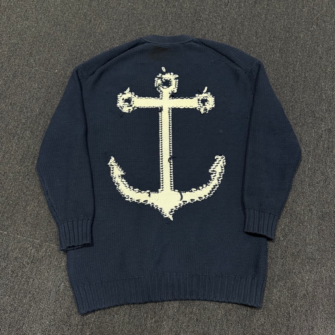 N21 앵커 모티프 니트 가디건  상품이미지1