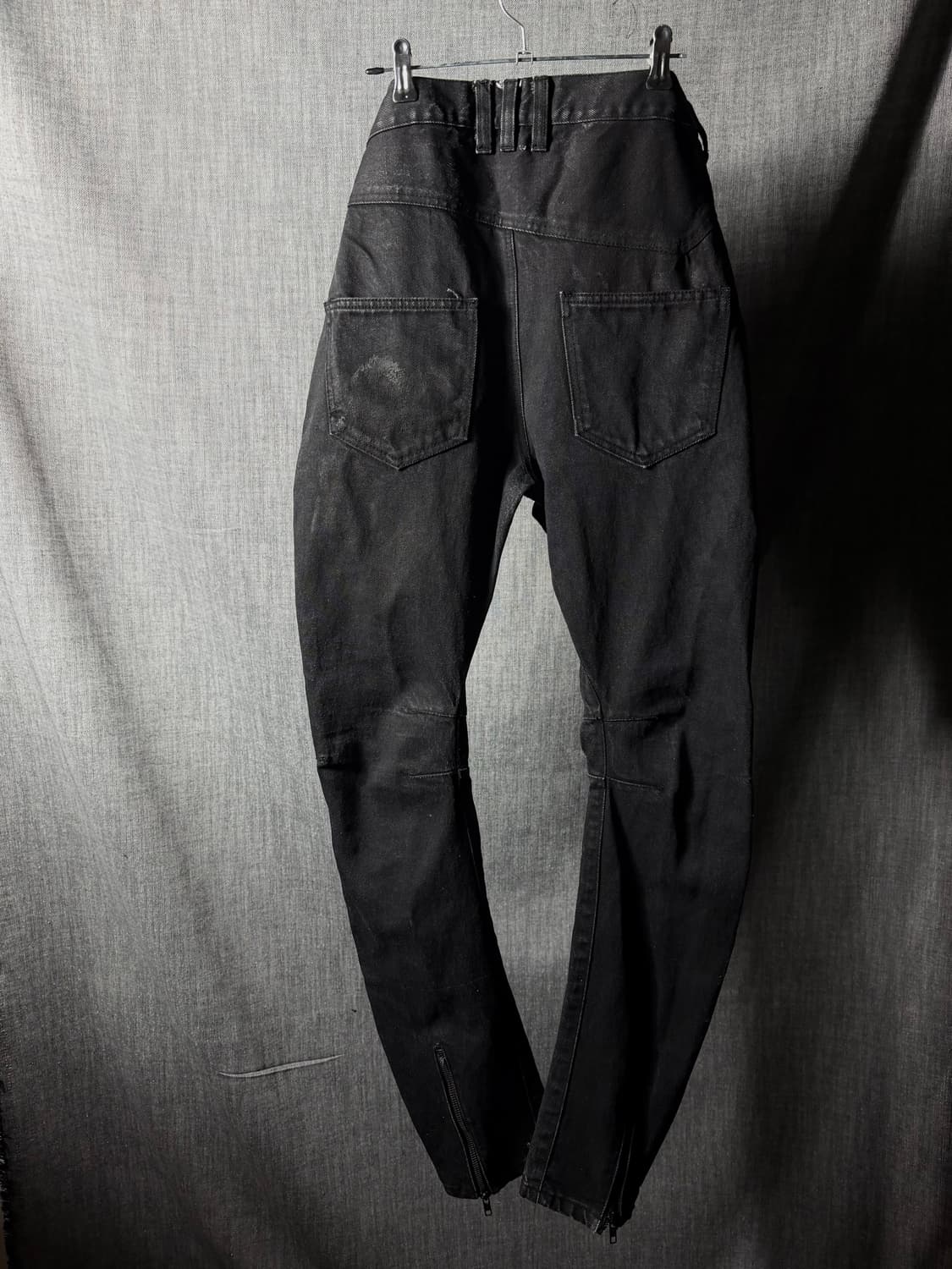 Army of me 비대칭 왁스데님진 상품이미지2