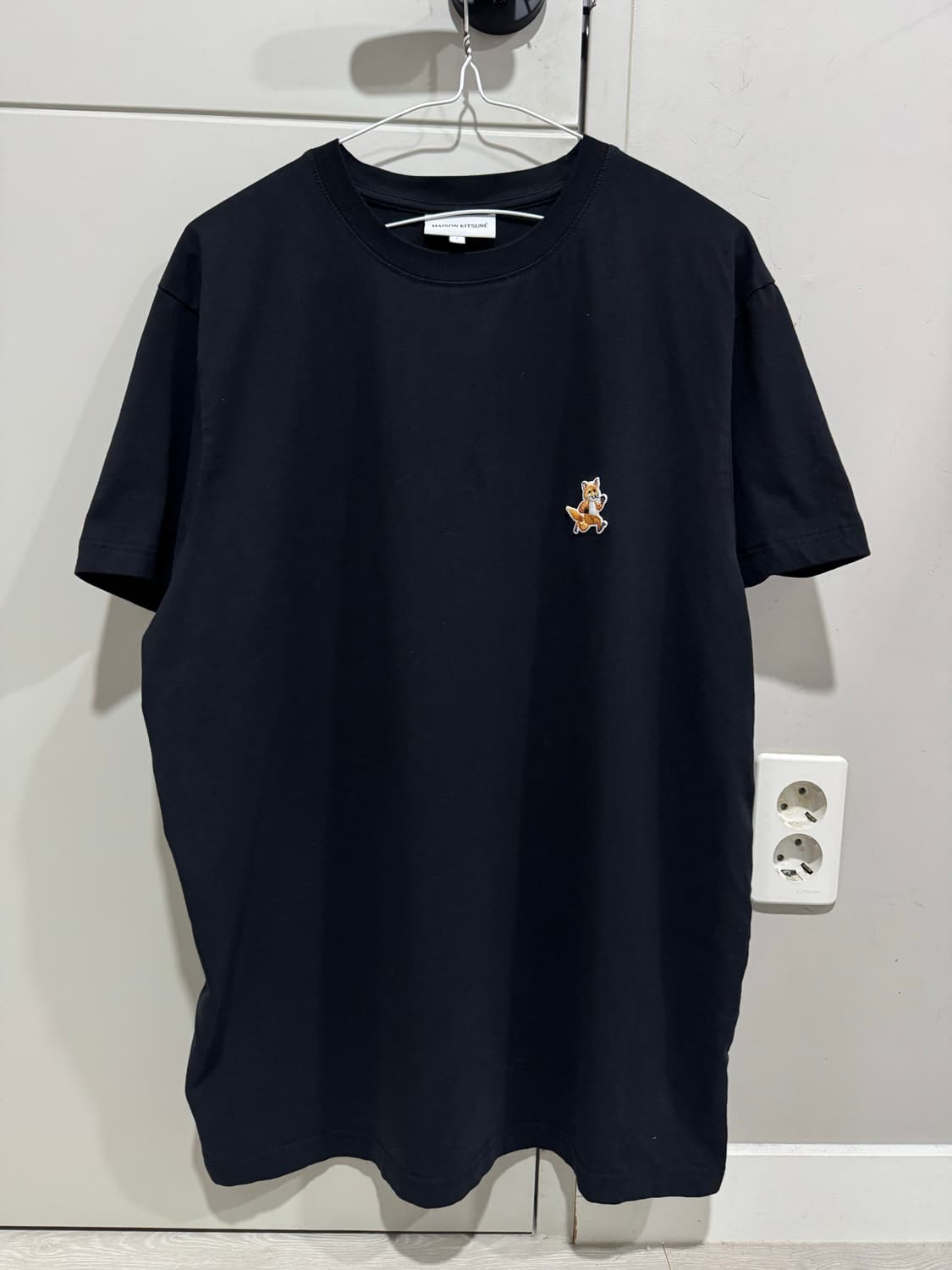 L 메종키츠네 스피디 폭스 패치 반팔티 상품이미지1