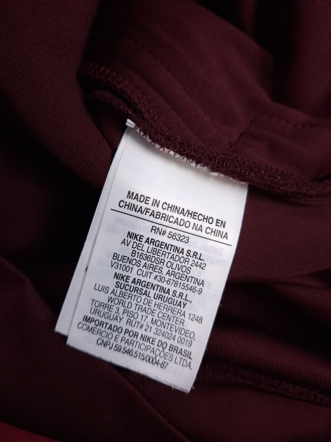 새제품급 오리지날 나이키 FC 버간디 바르셀로나 져지 상품이미지4