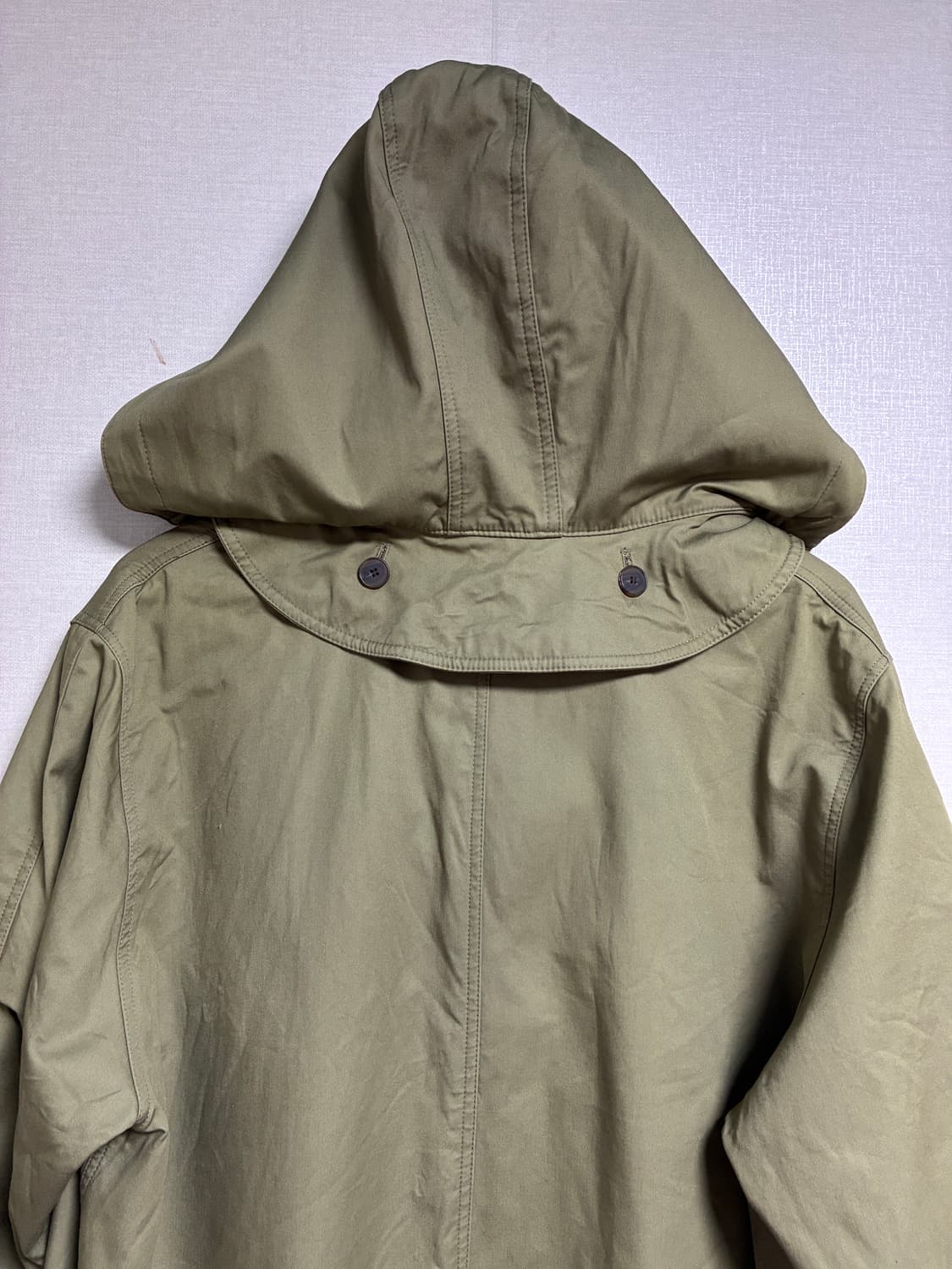 빈티지 스튜디오톰보이 후드코트 카키 상품이미지4