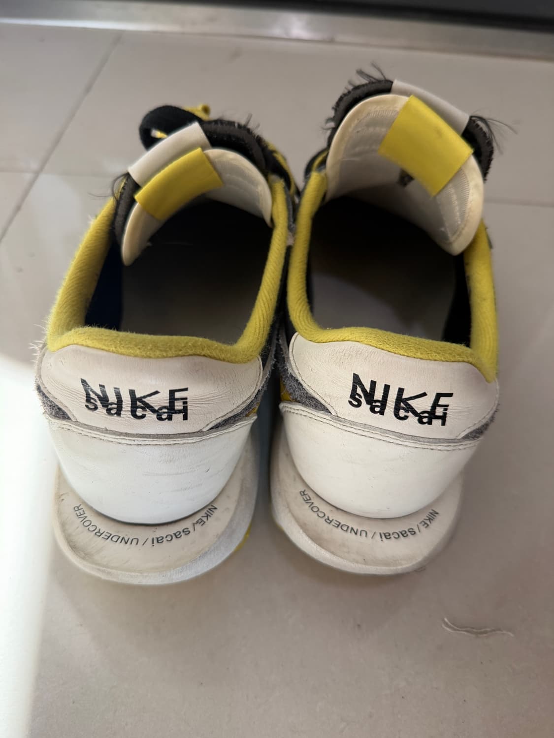 나이키 사카이 언더커버 LD와플 블랙/옐로우 270 상품이미지3