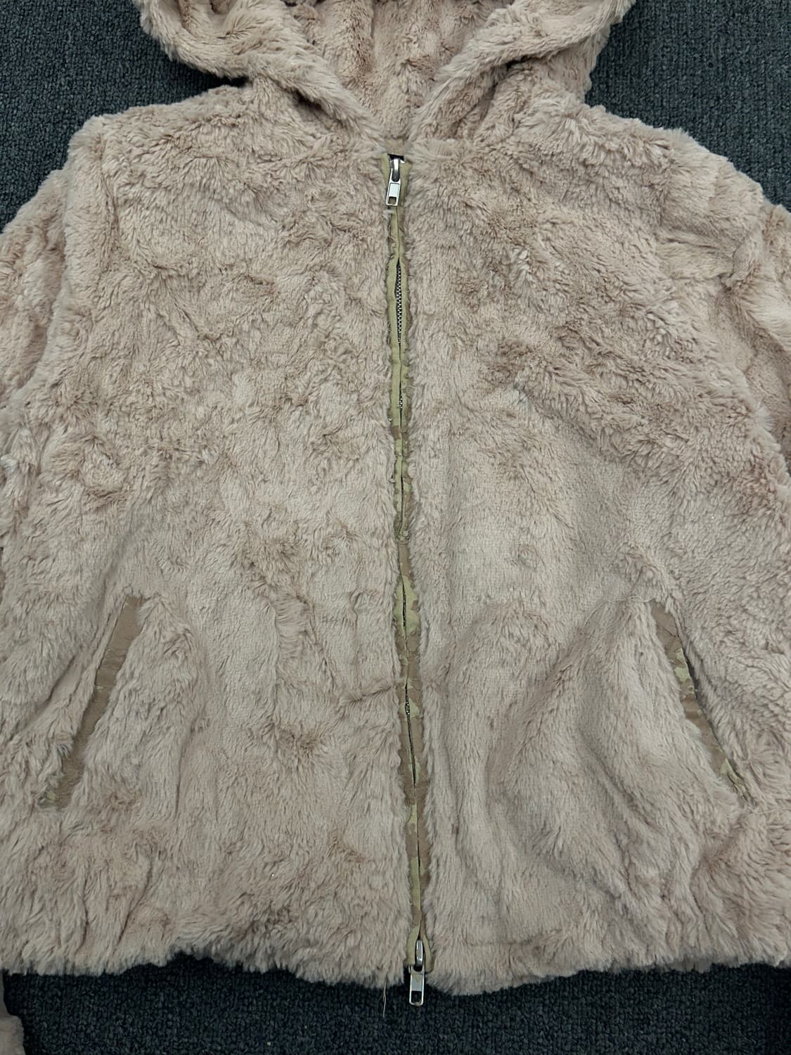 M)Ingni 잉그니 빈티지 여성 quilted lining 셰르파 곰돌 상품이미지2