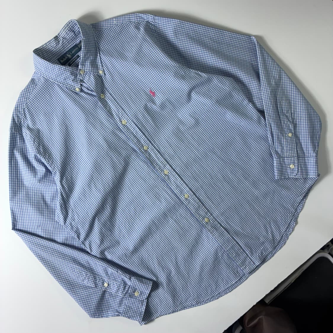 Polo  폴로 랄프로렌 자수 코튼 체크셔츠  상품이미지2