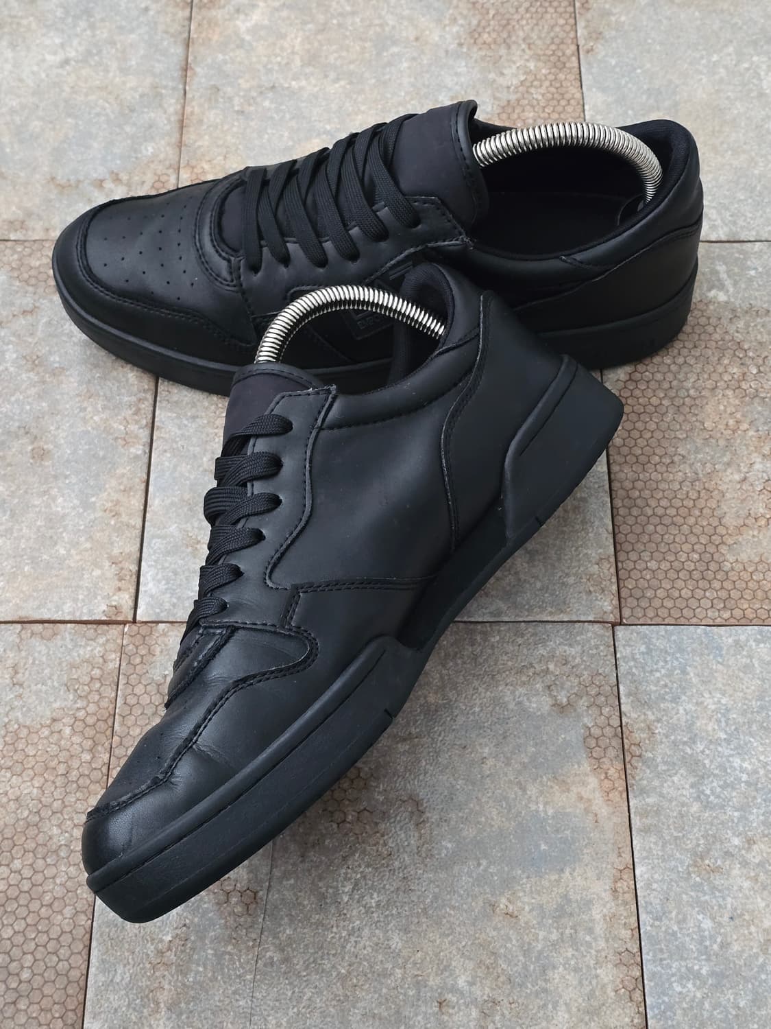 (265)엠포리오 아르마니 블랙 레더 상품이미지5