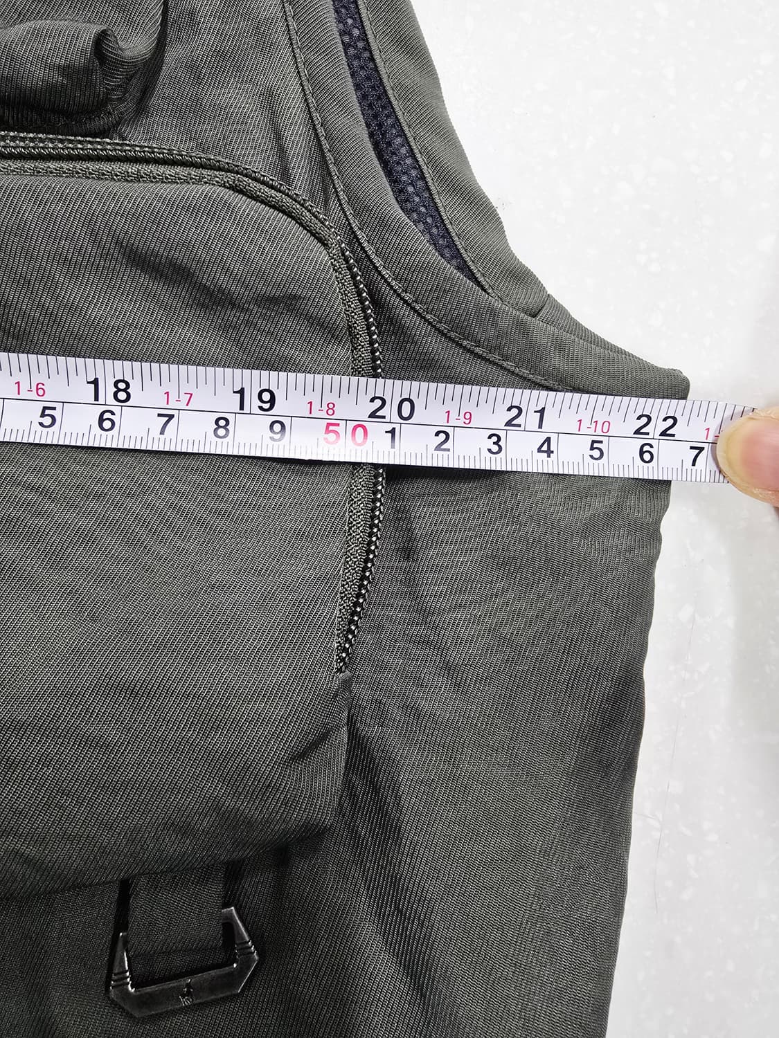 낚시조끼 카키색 포켓 베스트 상품이미지7