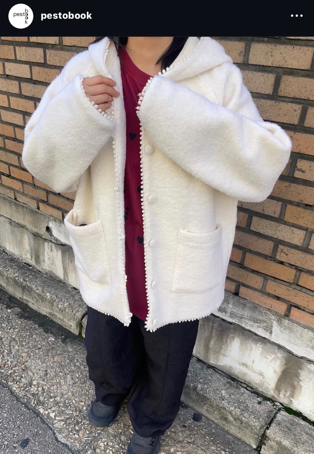 페스토 부클 가디건 상품이미지1