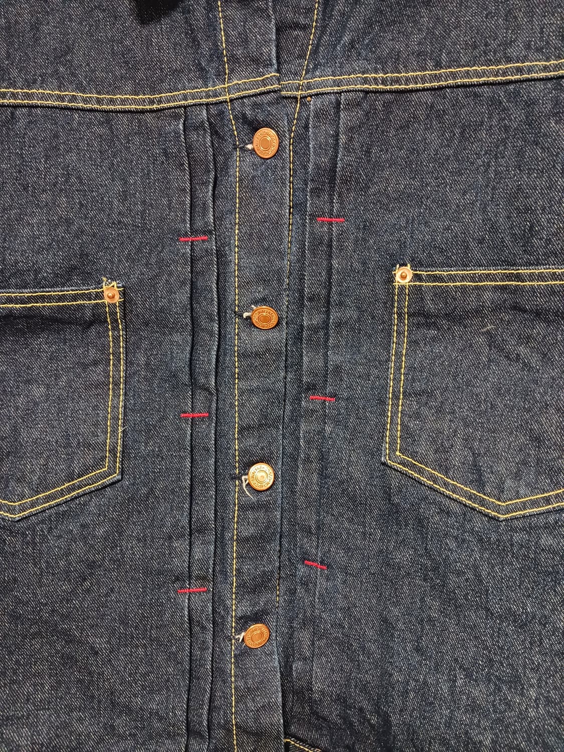 블럭 데님자켓 상품이미지3