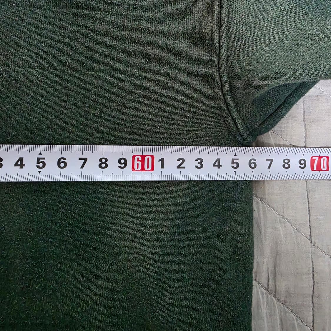 [XL] 00-90s 빈티지 헤인즈 페이드 트래쉬드 그린 후드집업 상품이미지8