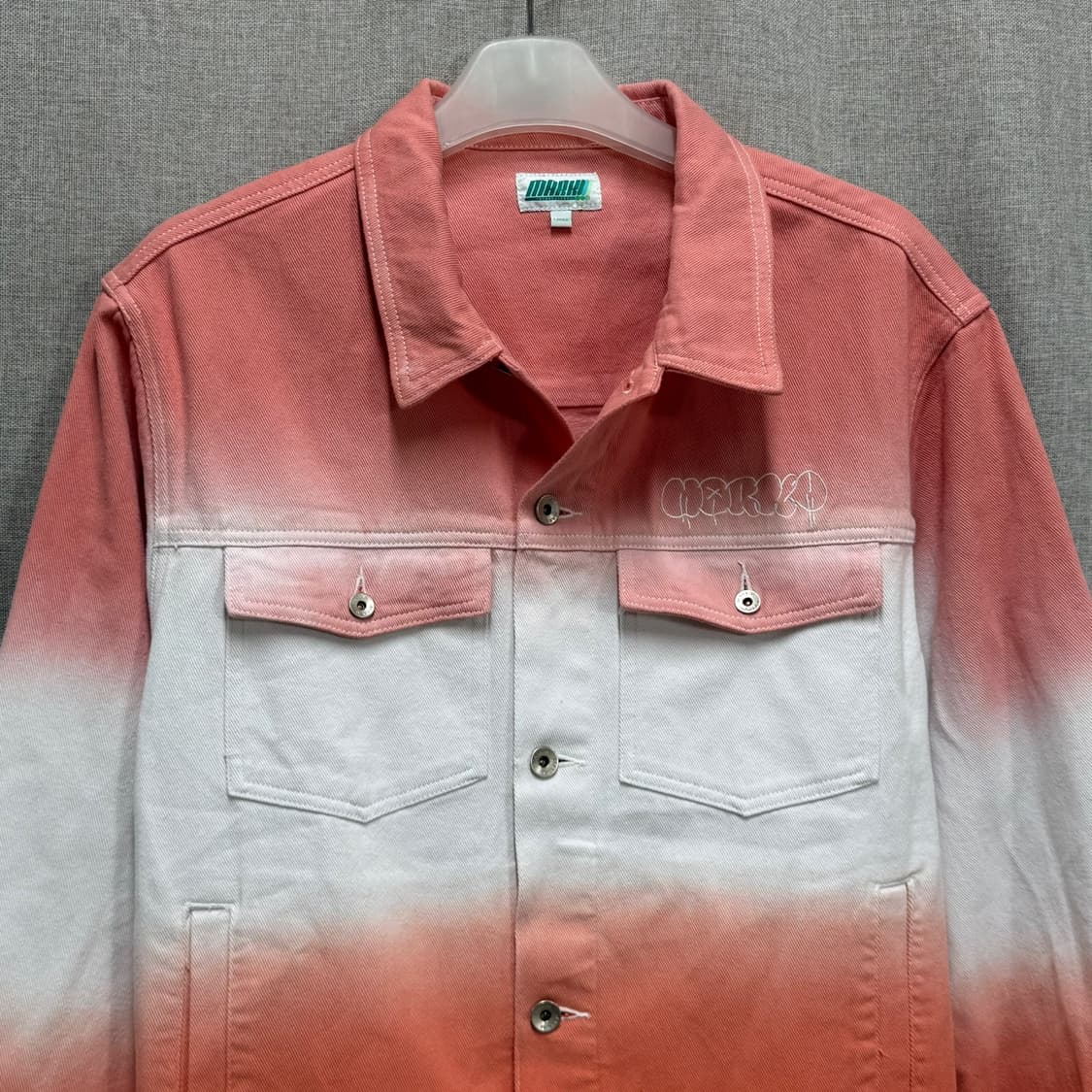 [L] 마크엠(MARKM) 그라데이션 데님 트래커 자켓 상품이미지3