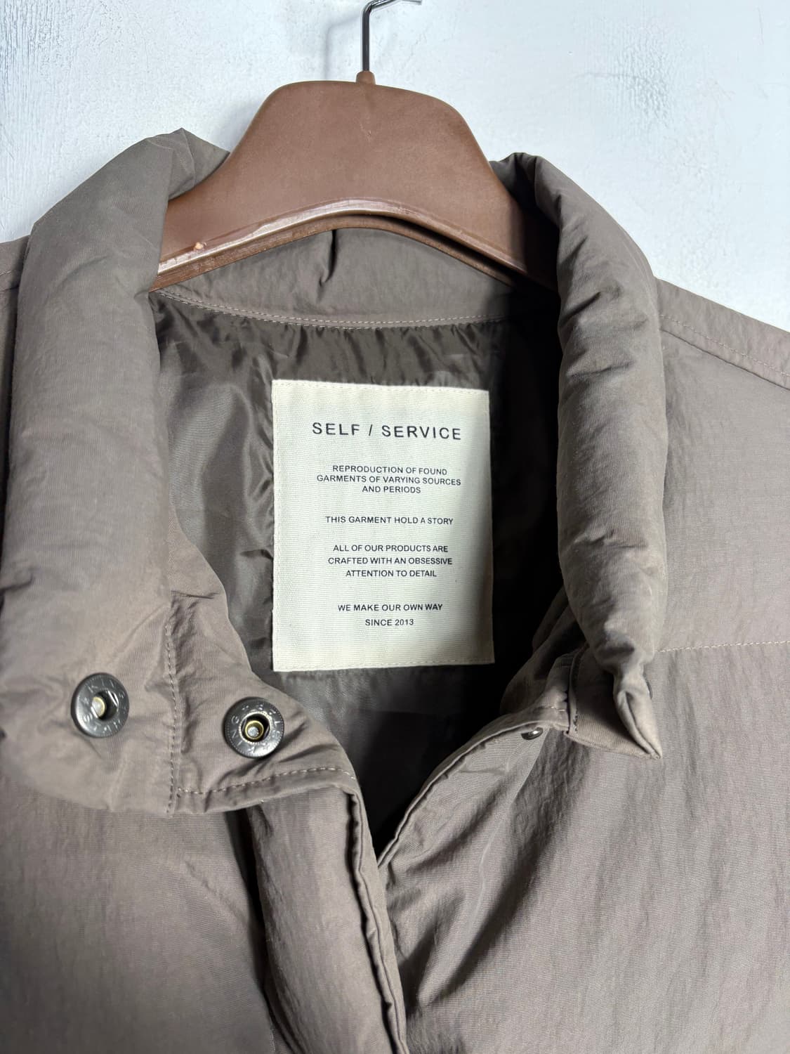 Self service 셀프 서비스 구스 다운 패딩 베스트 상품이미지3