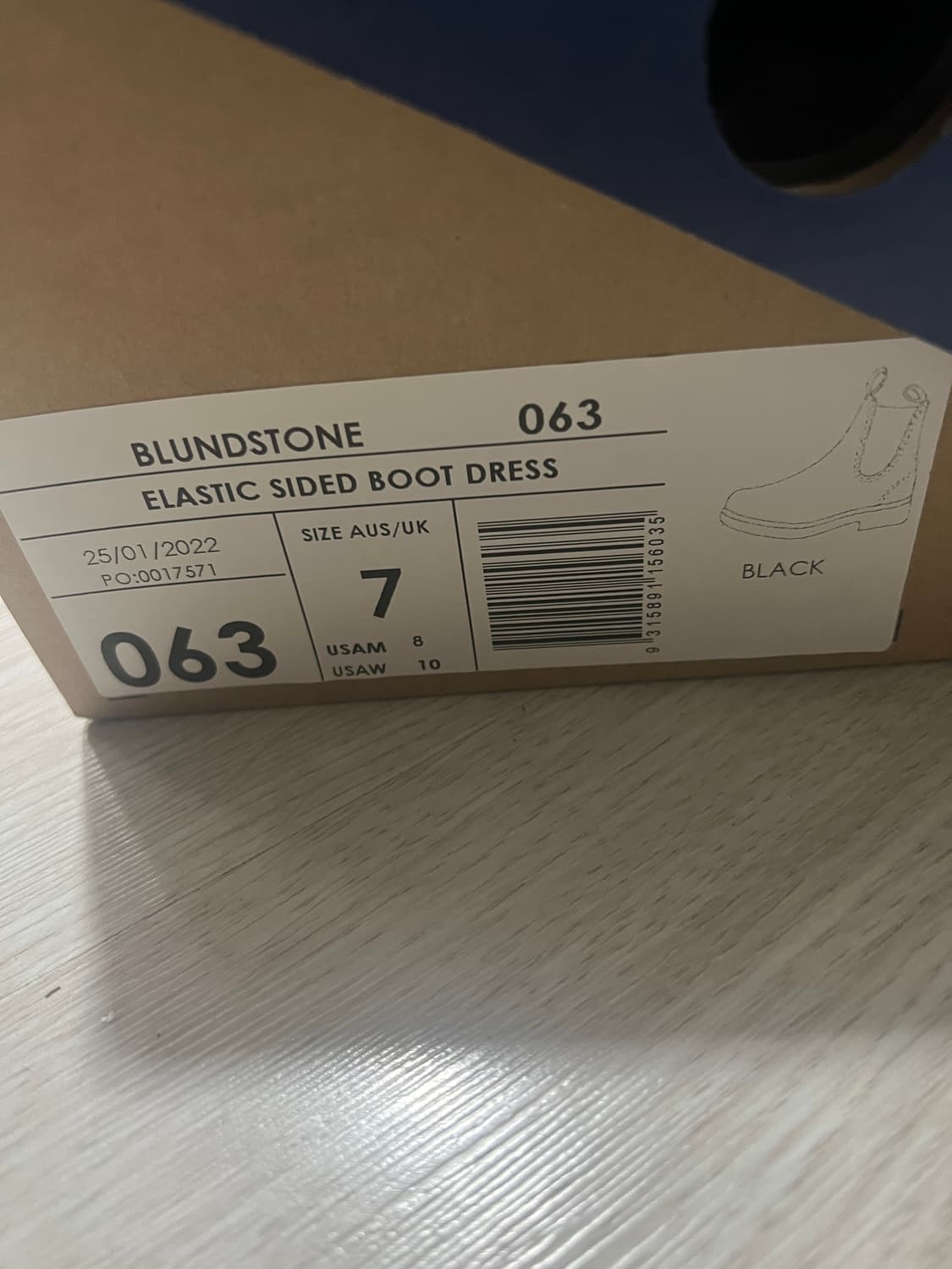 블런드스톤 063 블랙 드레스 부츠 상품이미지4