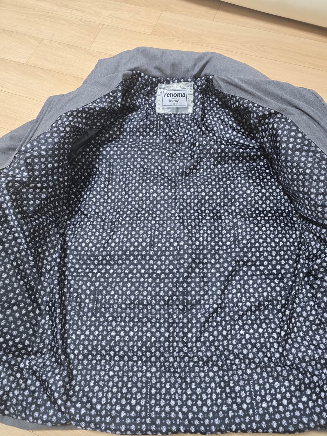 레노마옴므 캐시미어 구스다운 코트 상품이미지5