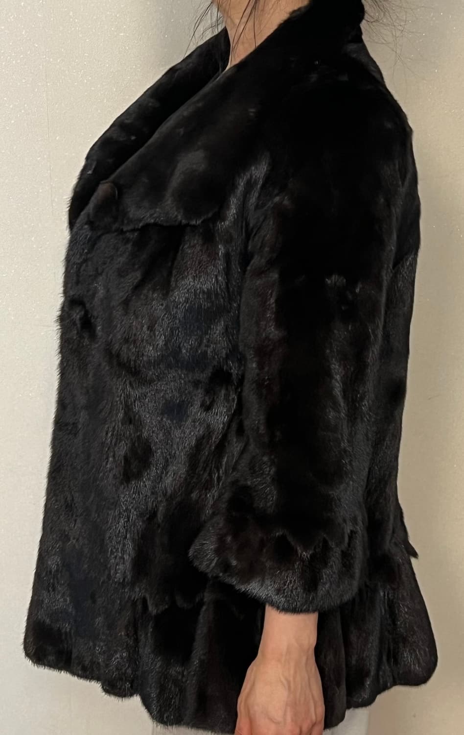 Malubel Sydney 밍크 코트 블랙 S 55 상품이미지2