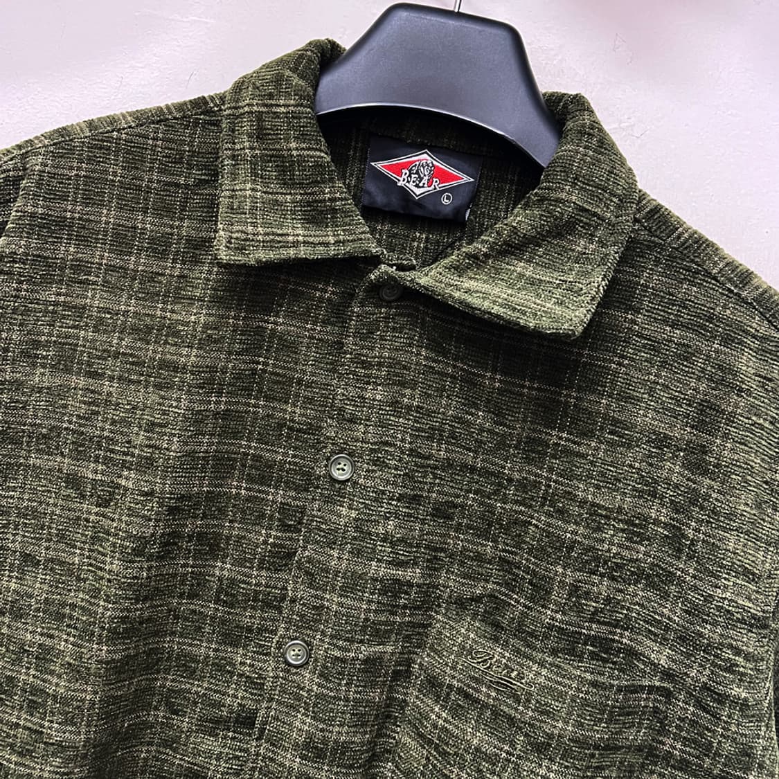 90s 재팬 BEAR 서프보드 빈티지 셔츠 남방 L 상품이미지3