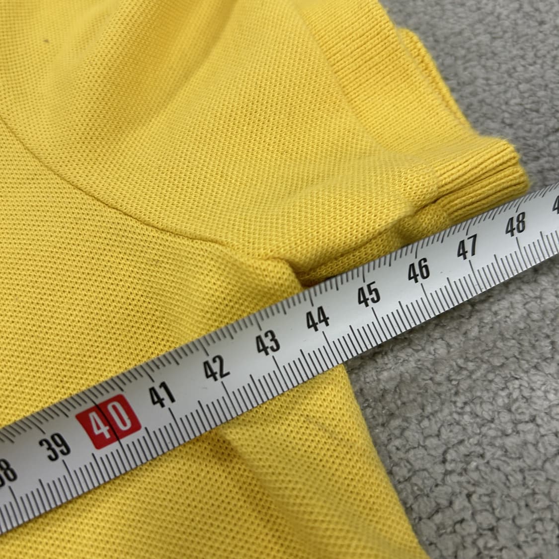 라코스테 옐로우 반팔 폴로티셔츠 m 상품이미지4