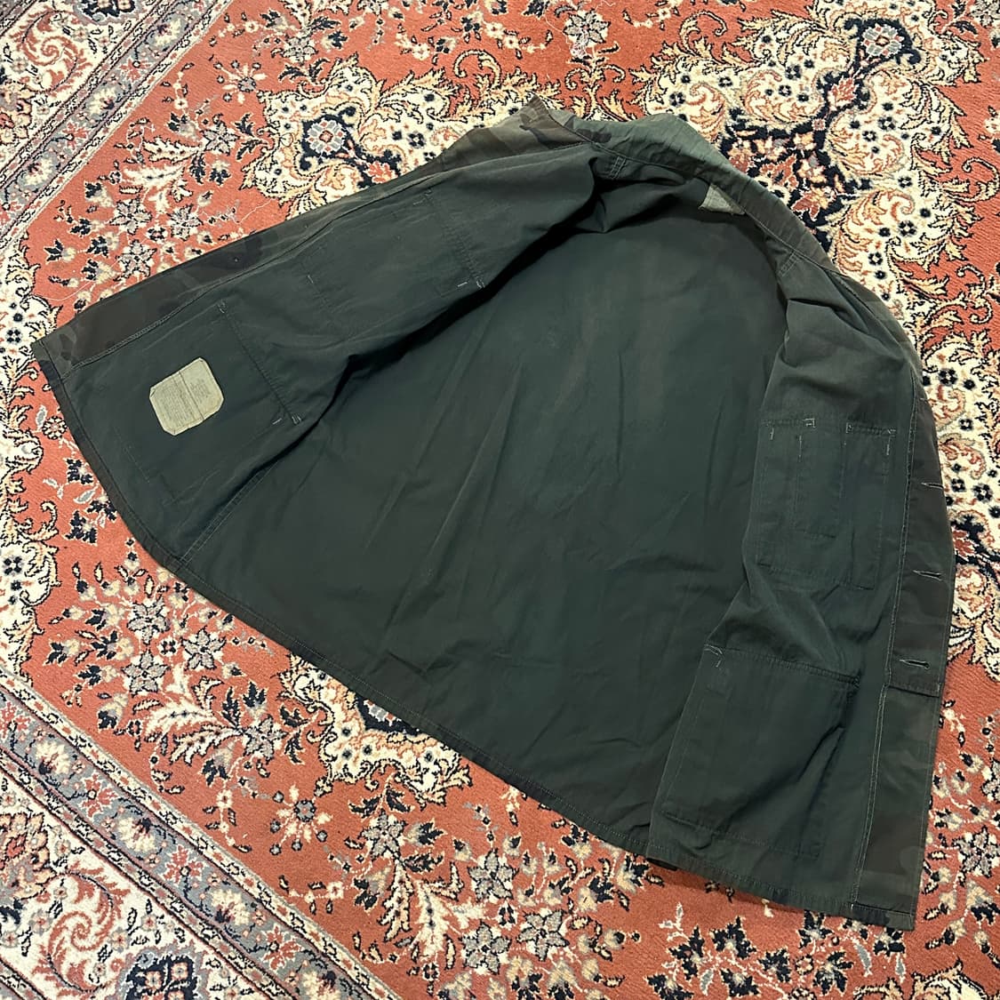 미군 90s BDU 정글 퍼티그 자켓 (L-XL) 우드랜드 상품이미지5