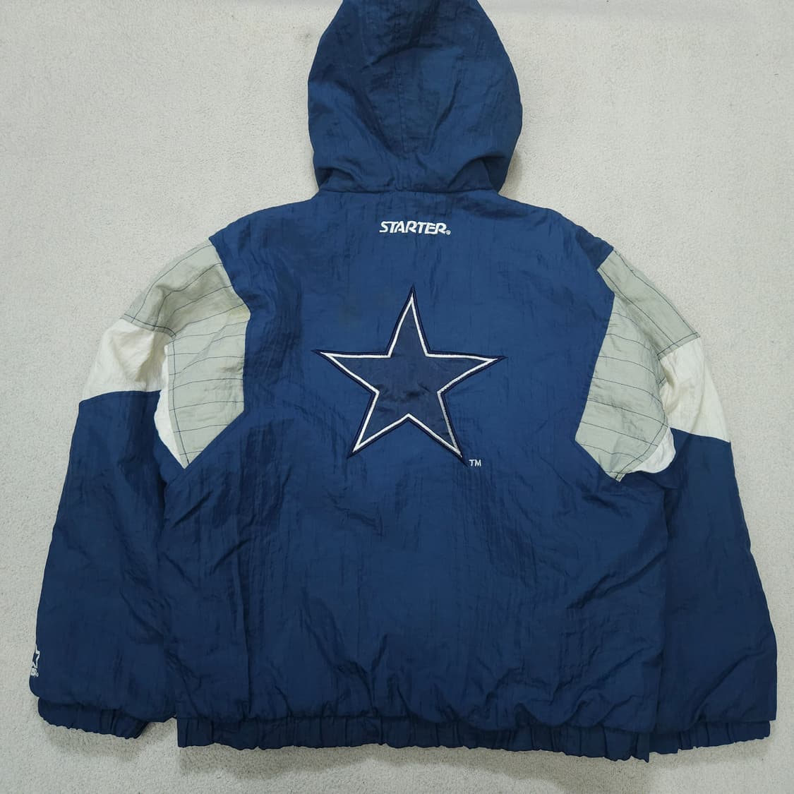 90s 스타터 NFL 댈러스 카우보이스 아노락 점퍼 L 상품이미지1