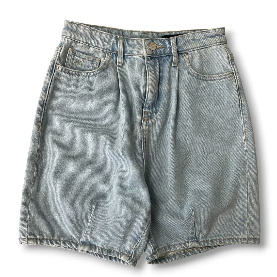 (25) 아르마니익스체인지 연청하프 데님팬츠 상품이미지1