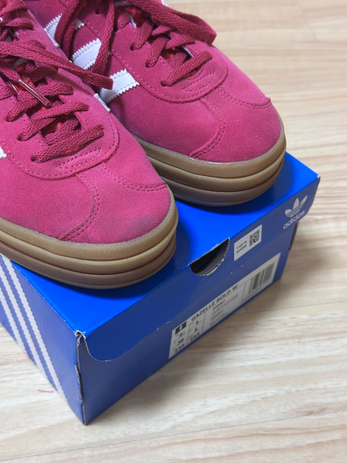 (W) 아디다스 가젤 볼드 와일드 핑크 클라우드 화이트 상품이미지4