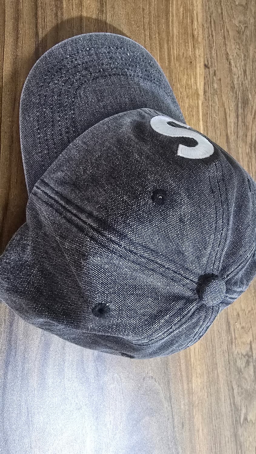 슈프림 피그먼트 S 로고 6-패널 블랙 24FW 상품이미지2