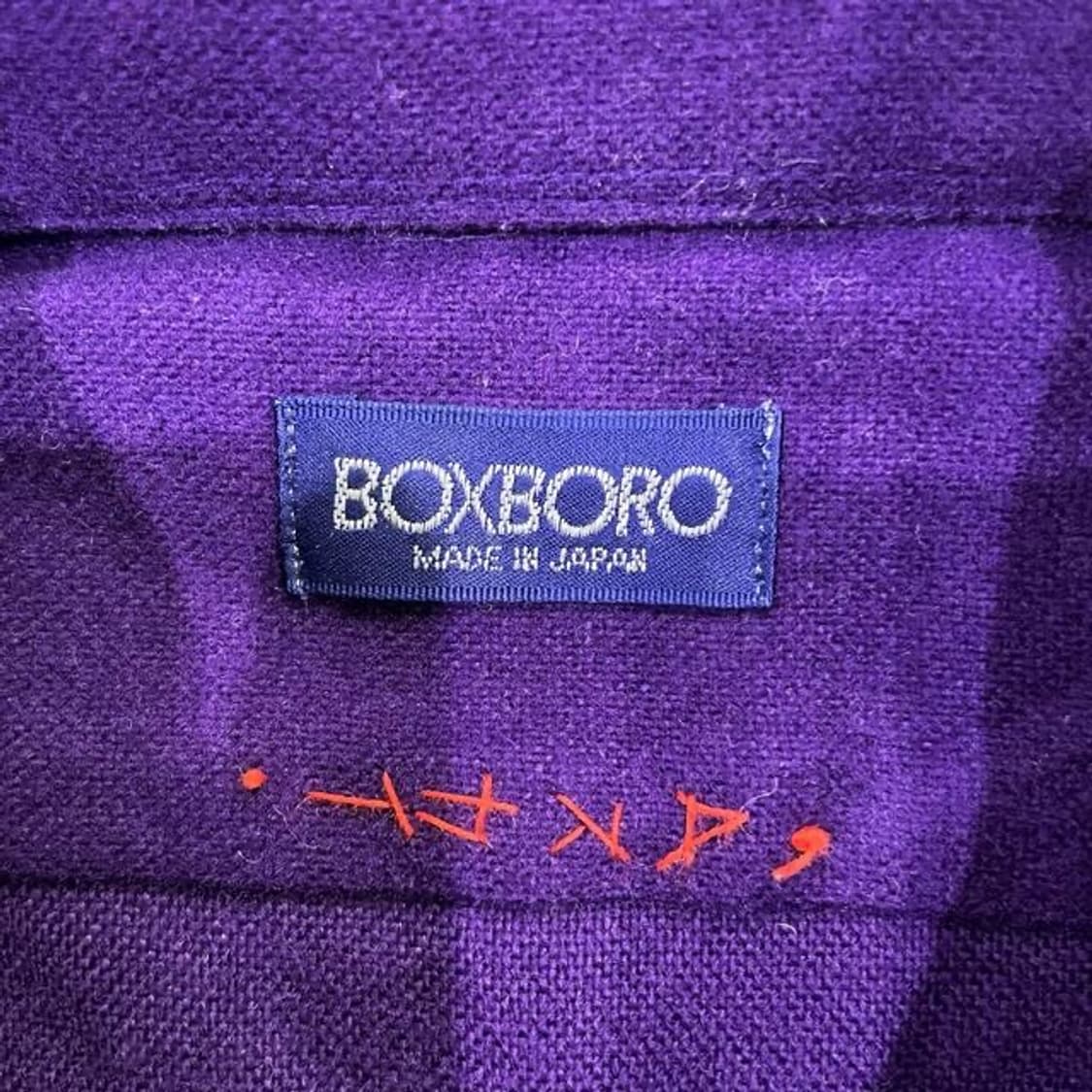 Boxboro 제팬 솔리드 퍼플 셔츠 (S) 상품이미지3