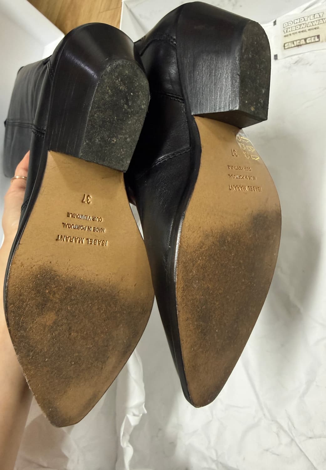 이자벨마랑 덴비 가죽 롱부츠 상품이미지7