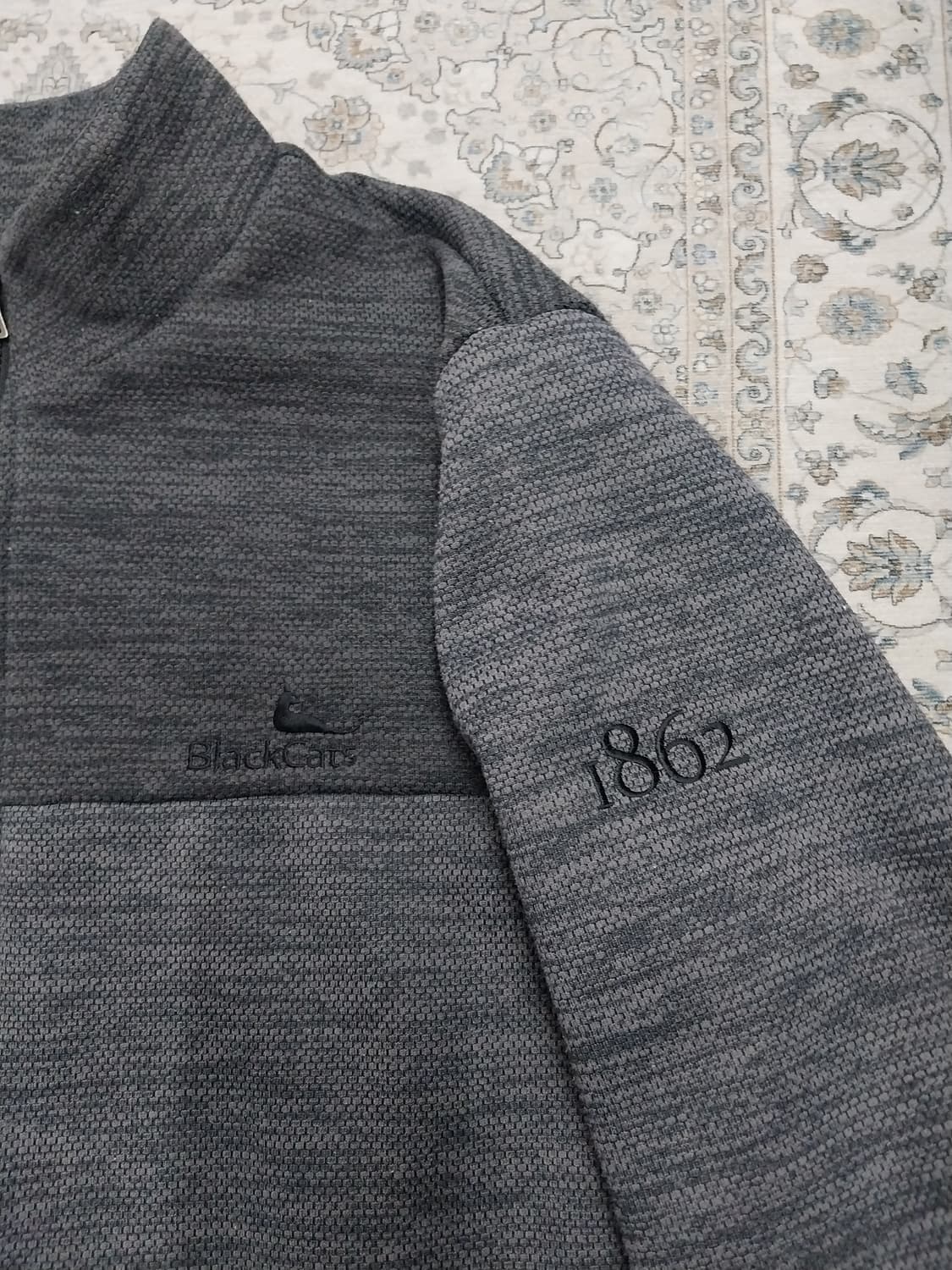 블랙캣츠 골프 남성용 집업 자켓 그레이 110 상품이미지2