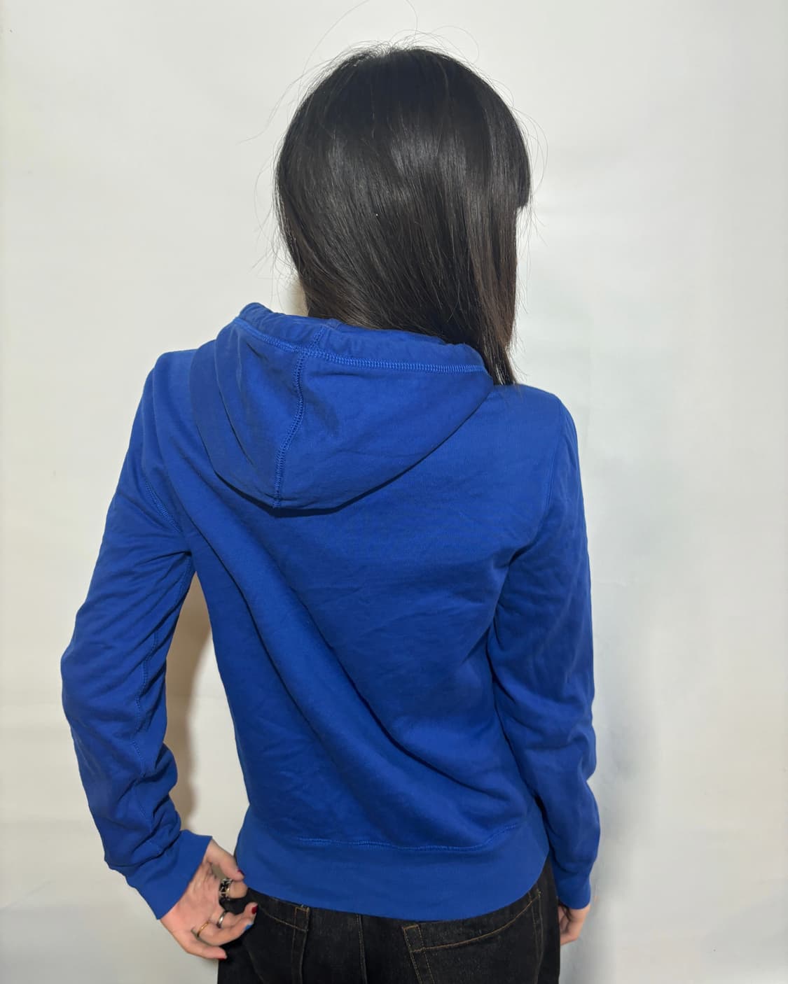 90s GAP 블루 후드 집업 상품이미지3