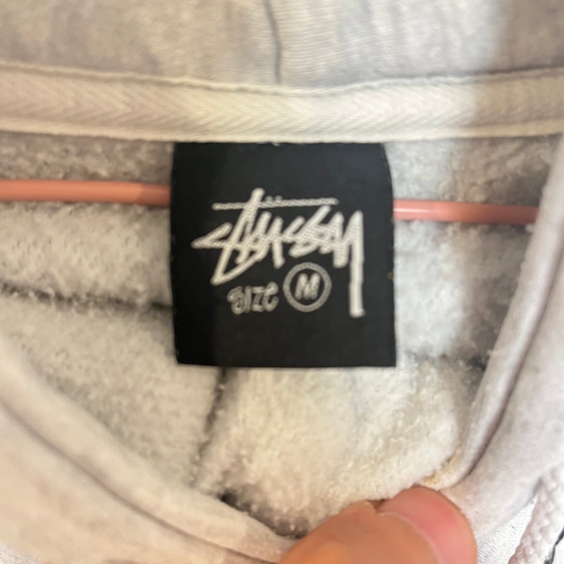 정품 스투시 주사위 후드티 M 사이즈 기모O 상품이미지4