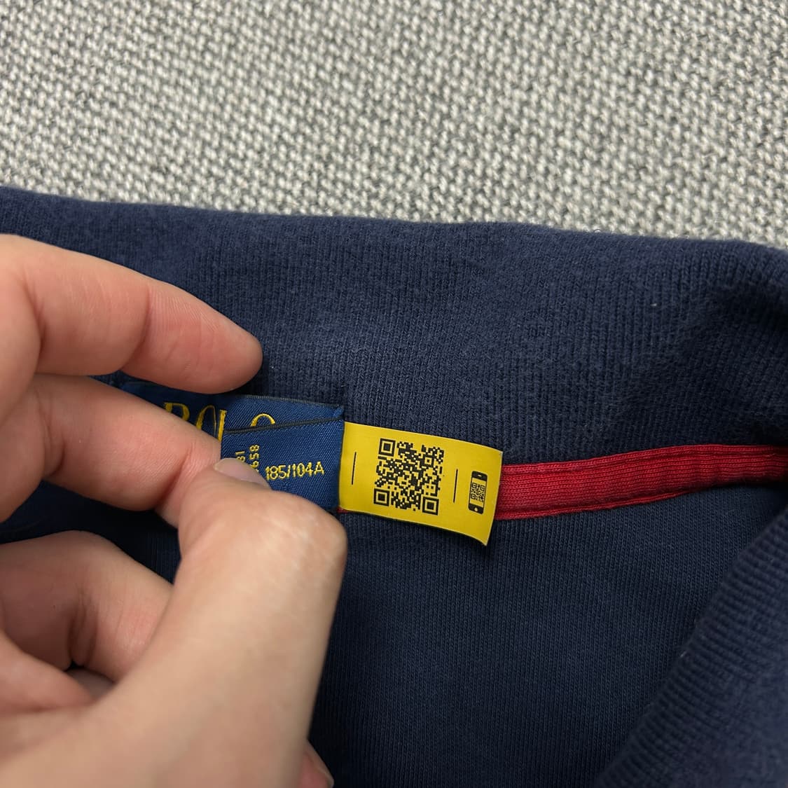 폴로 논버튼 소프트 코튼 카라티(XL) 상품이미지3