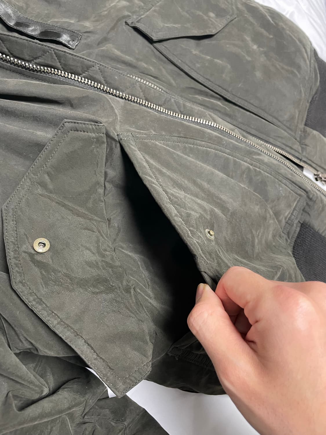 헨리코튼 스핏파이어 빈티지 왁스 다운 점퍼(L/100) 상품이미지6